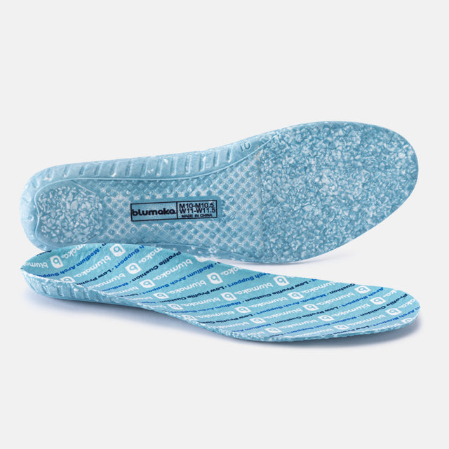 The Blumaka Performance insole in the Low Profile option