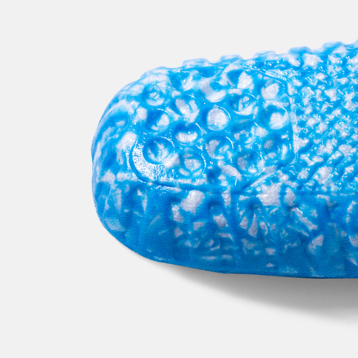 Close-up of Blumaka recycled ETPU foam