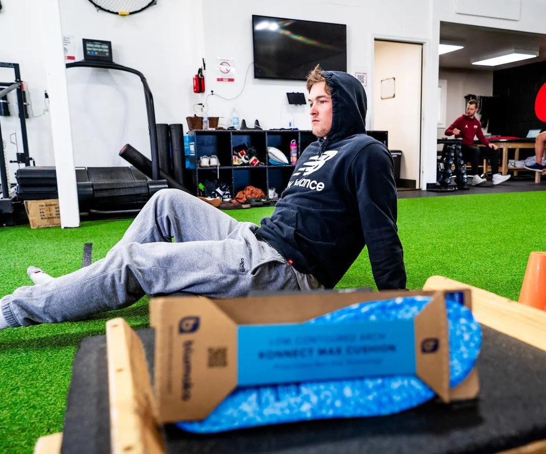 Jack Hannah training with Blumaka NonSlip insoles at his training facility
