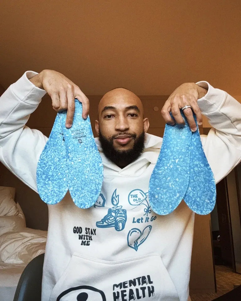 Blumaka NonSlip insole in Jordan McLaughlin's shoe
